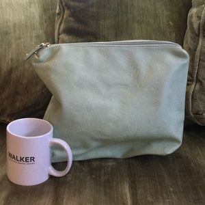 Street Level vegan leather clutch